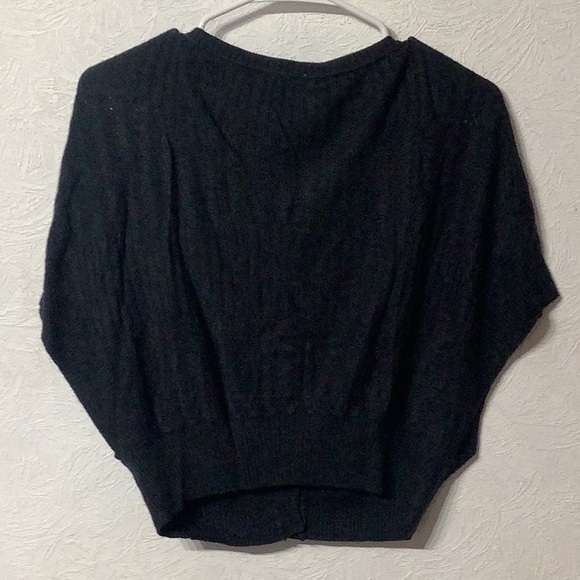 Free People -Sz S - lace gem front short sleeve poncho style wide arm hole shirt - Picture 5 of 9